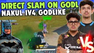 iQOOSouL Direct Slam & Wipe GodLike  SouL Nakul 1v4 GodL  Team SouL 