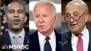 Jeffries or Schumer would have to show Biden 'stakes are existential' for him to drop out: Parker