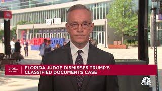 Florida judge dismisses Trump's classified documents case