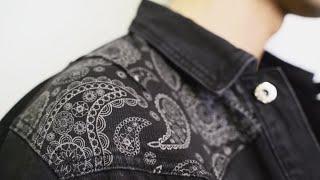 Paisley Denim Jacket