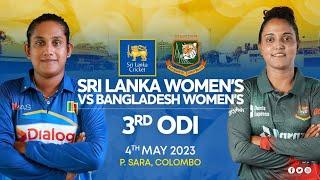  LIVE | 3rd ODI -  Bangladesh Women’s Tour of Sri Lanka 2023