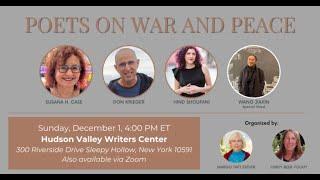 War and Peace Poetry Reading, Sleepy Hollow, NY - 1Dec2024