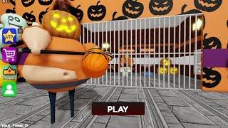 UPDATE! HALLOWEEN BARRY'S PRISON RUN! #roblox #scaryobby #obby