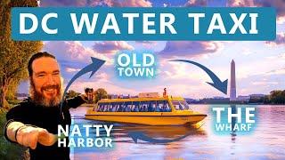 Riding The DC Water Taxi Is Actually AWESOME | DC to Wharf to National Harbor