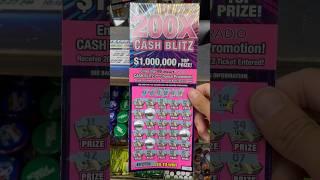 200X CASH BLITZ $1,000,000 TOP PRIZE! #texaslottery #lotto #lotteryjackpot #lottery #ytshorts #yt