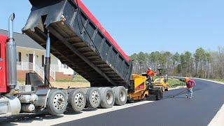 Incredible Modern Asphalt Road Construction and Repair Equipment Machines Technology