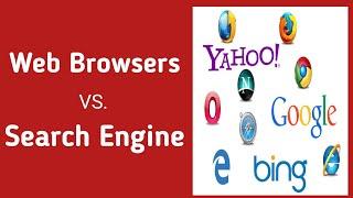 Computer Basics -Difference Between Web Browsers and Search Engine