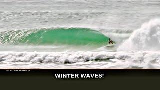 Surfing, Pumping Winter Waves!