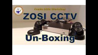 Franks Little Workshop, ZOSI CCTV Unboxing and initial setup.