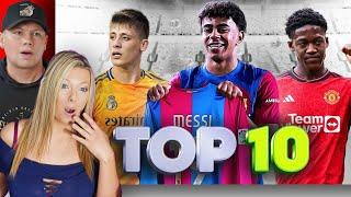 Top 10 Wonderkids In Football Reaction