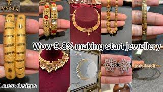 Tanishq gold jewellery Necklace Bangles Rings designs with price | Gold jewellery collection tanishq