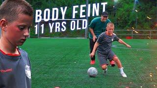 Master the Body Feint: Essential Drills for 11-Year-Old Football Players!