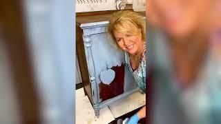 How to Paint Furniture Easily with No Brush Strokes, using Heirloom Traditions All-IN-ONE Paint