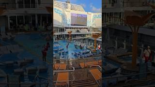 Utopia of the Seas pool deck #party #weekend #cruise #royalcaribbean #utopiaoftheseas #vacation