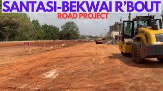 Santasi Roundabout to Bekwai Roundabout Road Expansion Project Latest update.