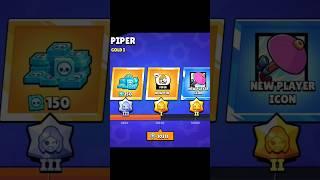 Piper Mastery Gold 1 #gaming #brawlstars #shorts