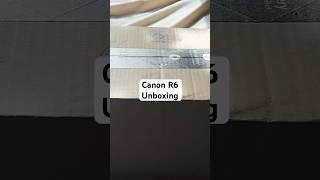 Canon r6 unboxing