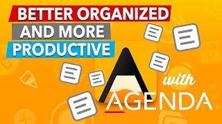 WHY you should use the AGENDA NOTE TAKING app to GET ORGANIZED and PRODUCTIVE