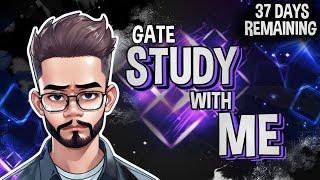 Study with Me for GATE : 37 days Remaining Live Q&A! #gate #gatepreparation #pomodoro #engineering