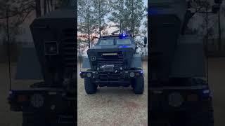 MRAP Police Vehicle beastly build from ultrabrightlightz.com ( customer video ) #ledlights #police