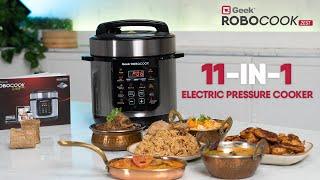 Introducing 11-in-1 Geek Robocook Zest | Automatic Electric Pressure Cooker | 3L | 13 Preset Menus