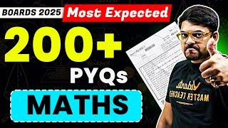 Most Expected 200+ PYQs | Maha Revision | Class 12th Maths | Boards 2025 | Harsh Sir