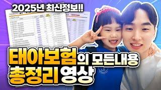 태아보험 30세만기 총정리 영상 2025년 최신개정 추천 설계안입니다 (비교,필수특약,불필요특약) 이대로만 따라하세요!!