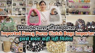 Fancy Bridal Clutches Manufacturer\BrandedPurse & Handbags Manufacturer\Imported Bridal Ladies Purse