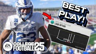 BEST PLAY IN  College Football 25! AIRFORCE PLAYBOOK! College Football Tips!