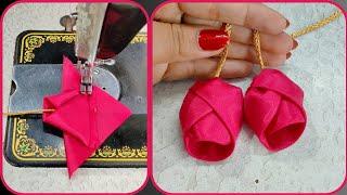 Awesome Flower Latkan Making | New Fabric Latkan | Beautiful latkan design by Janhvi DIY fashion