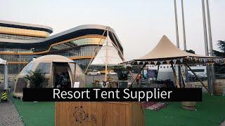 Moxuanju Glamping Tent - Panorama Dome Tent | Tipi Tent | Resort Tent | Bamboo Tipi | Glamping Show