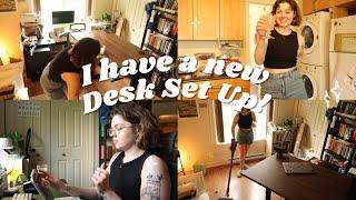 I finally have a standing desk! Let’s assemble it together, plus a few other random things