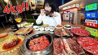 4kg 먹었더니 직원들이.. LA한인타운?에서 갈비 먹방