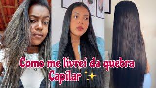 APRENDA COMO ACABAR COM A QUEBRA DO SEU CABELO / dicas para parar a com a quebra capilar 