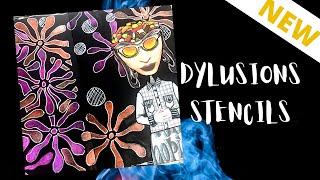 Dylusions Small Black Journal, Shimmer & Collage