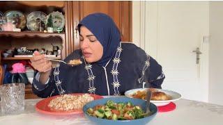 محلاها عيشه الحريةصنية بطاطس في الفرن و رز و سلطهوفراخ