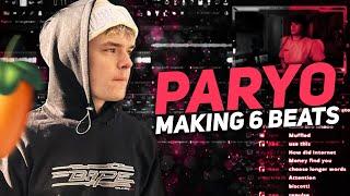 PARYO MAKING 6 INSANE BEATS FROM SCRATCH 