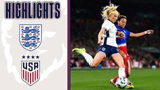 Lionesses Face Olympic Champions | England v United States | Highlights