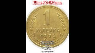 1 Копейка 1929 #coin #metaldetecting #ссср #клад #history #монетымира #история #монетыссср #монета