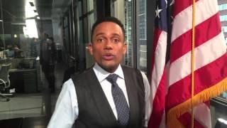 Actor Hill Harper Speaks to Magnetar Academy Students from the Set of Limitless