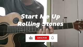 Start Me Up  - Rolling Stones (Beginners Guitar Tutorial / Standard Tuning)