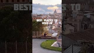 Rome: 5 Best Places To Visit In The City #italyvlogs #europetravelvlog #beautifulcities