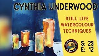 Still life watercolor techniques with Cynthia Underwood | Colour In Your Life