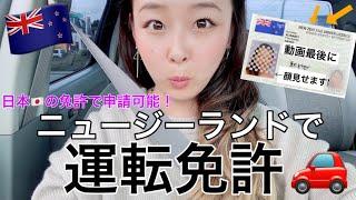 【ニュージーランド】運転免許証の取得はとっても簡単！申請に密着VLOG！ワーホリさんは国際免許証よりオススメです！drivers license in New Zealand