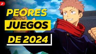 ¡Las MAYORES DECEPCIONES ! - TOP de los PEORES videojuegos del 2024