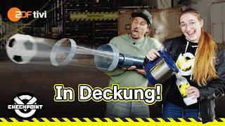 In Deckung! Explosive Flaschen & harte Bälle.  Ganze Folge | Checkpoint ZDF
