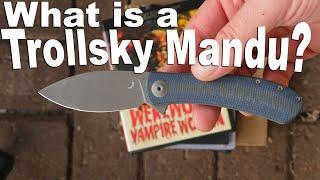 Famed Forged in Fire Knife Maker Trollsky Releases a Pocket Knife - The Mandu only @BladeHQ
