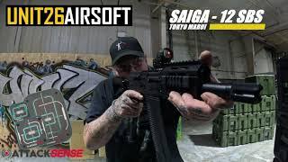 Tokyo Marui Saiga - 12 SBS @ UNIT - 26 Airsoft Arena