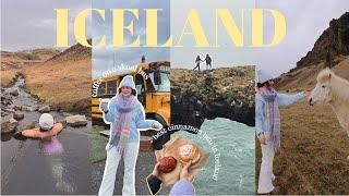 ICELAND TRAVEL VLOG | eating Icelandic food, Reykjavík, BEST hidden gems, golden circle + diamonds??