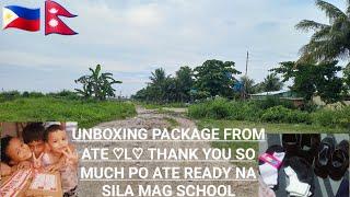 UNBOXING PACKAGE FROM ATE L||THANK YOU SO MUCH PO ATE||READY NA SILA MAG SCHOOL